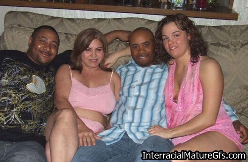 Interracial Mature Girlfriends taking black cock #67346321
