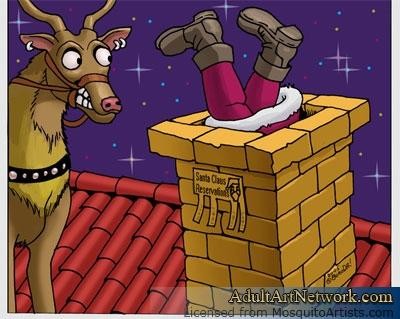 Als Jenny sah, wie der Weihnachtsmann durch ihren Schornstein kletterte, war sie überrascht, da sie noch nie
 #69488152