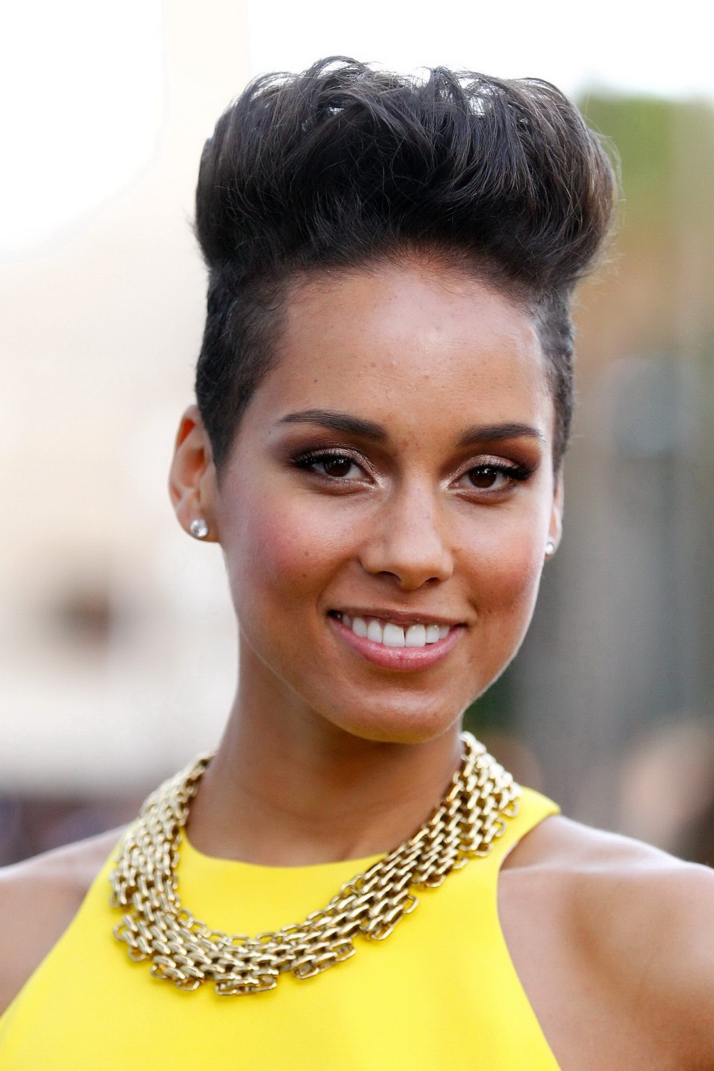Alicia Keys braless showing pokies  side-boob at the 27th Annual ARIA Awards in  #75211572