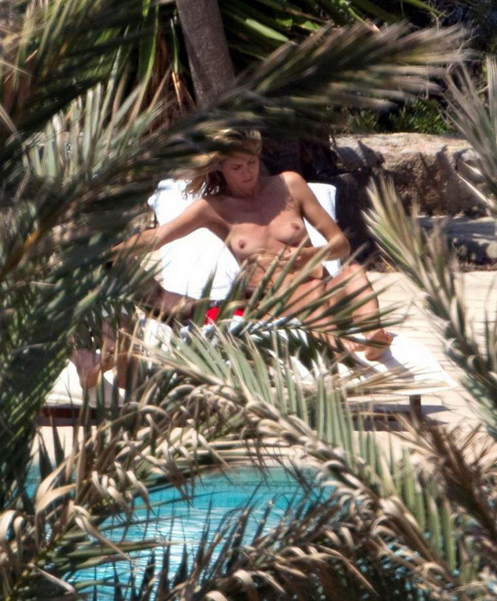 Heidi Klum caught sunbathing topless on vacation in Ibiza #75293234