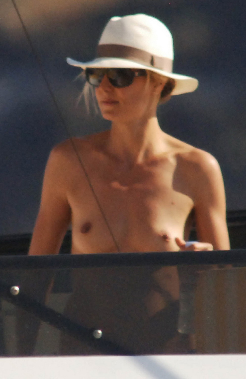 Heidi Klum caught sunbathing topless on vacation in Ibiza #75293292