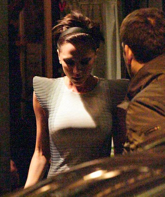 Celeb skinny babe Victoria Beckham amazing nude topless #75399586