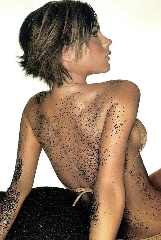 Celeb skinny babe Victoria Beckham amazing nude topless #75399705