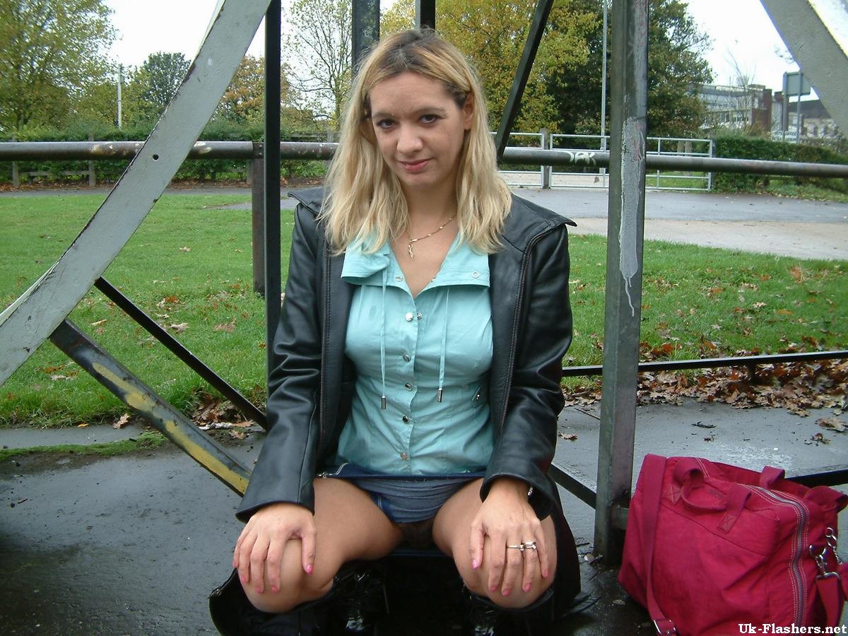 Emma Louise in wild outdoor public nudity stripping and flashing the police #76743191
