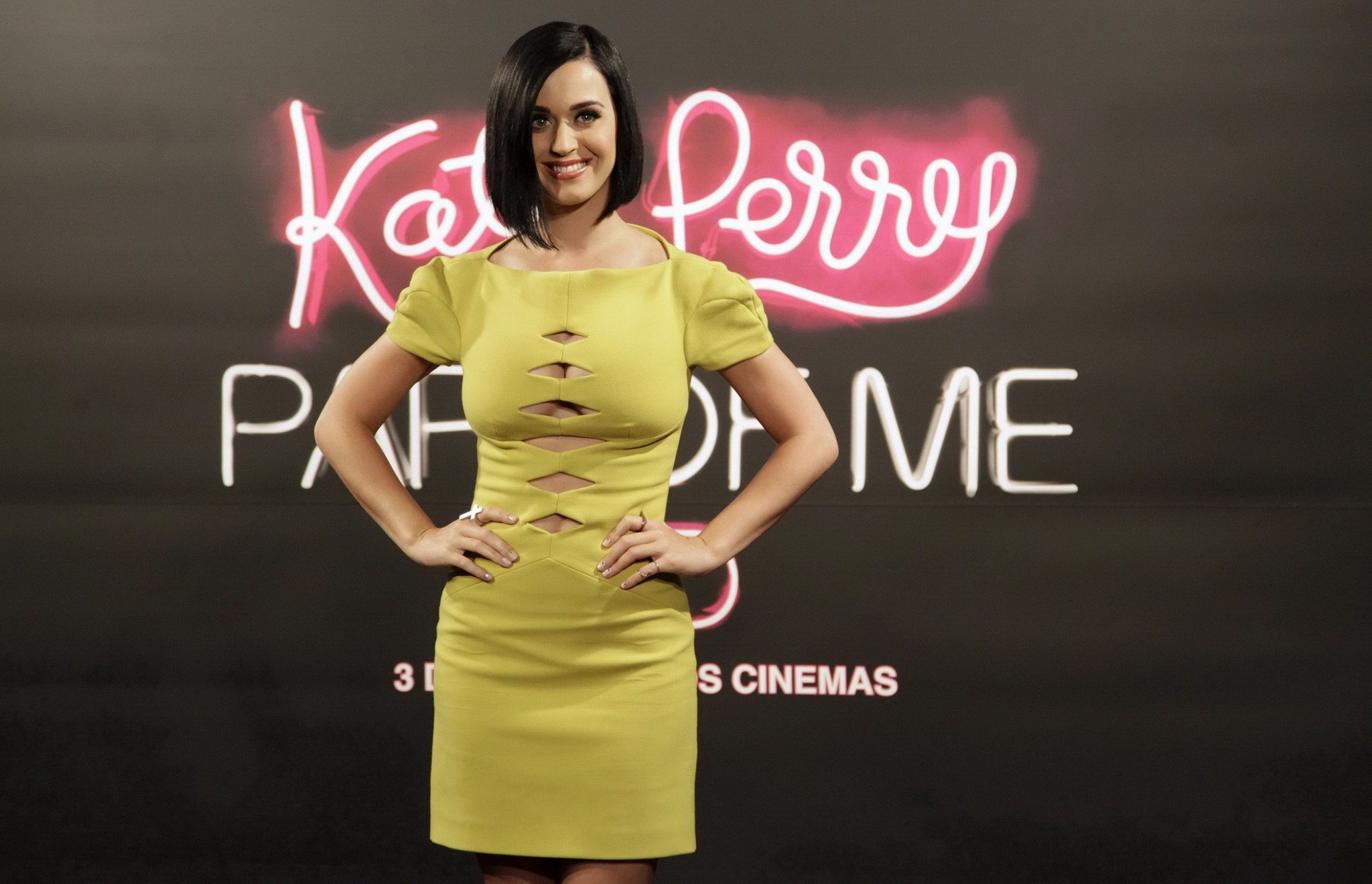 Katy Perry showing huge cleavage  flashing her panties in Rio de Janeiro #75255718