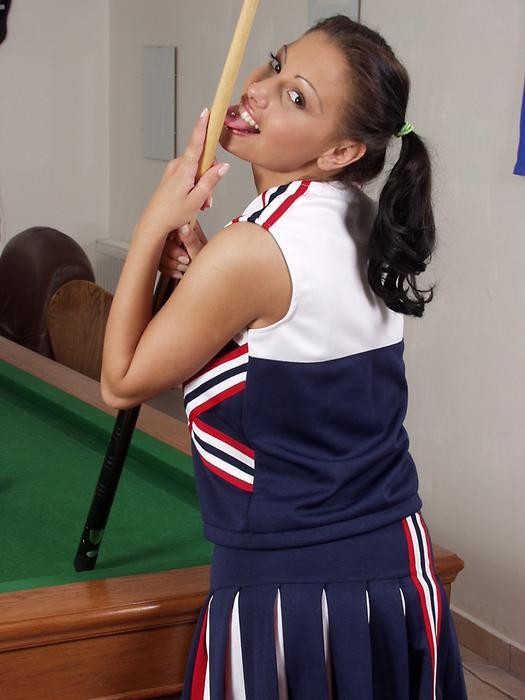 Anetta Keys in ihrer Cheerleader-Uniform
 #75475256