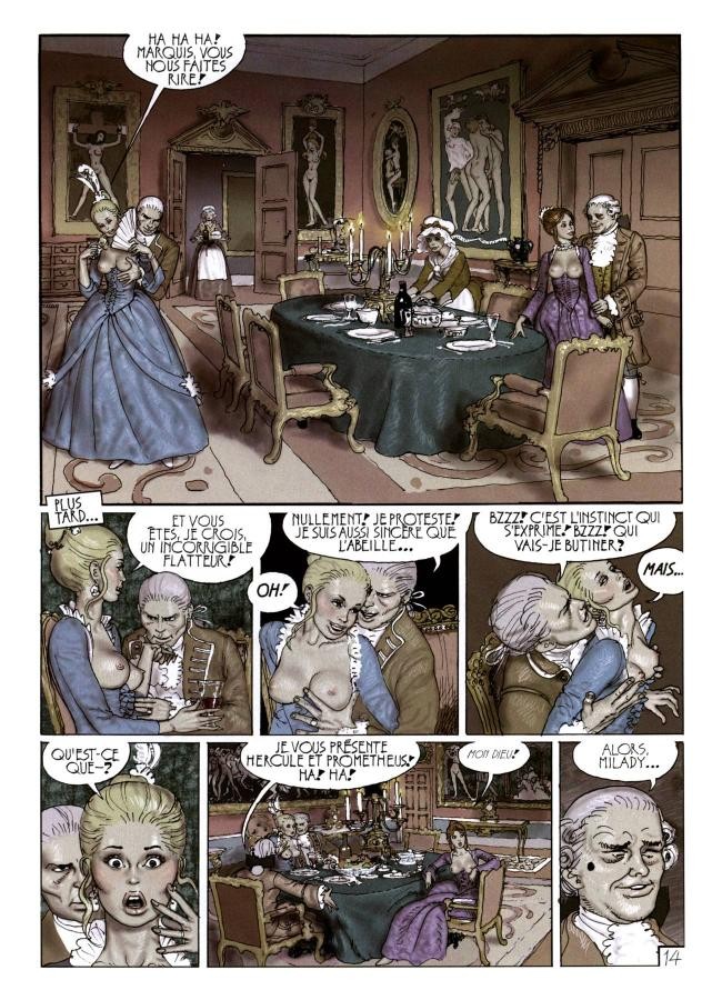 Victorian era couples in partner swapping orgy fun #69608173