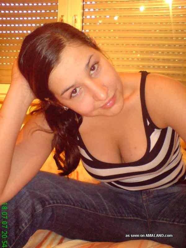 Busty amateur latina teasing on camera #77962031
