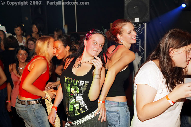 Hot drunk girls fuck at gangbang  party #76825449