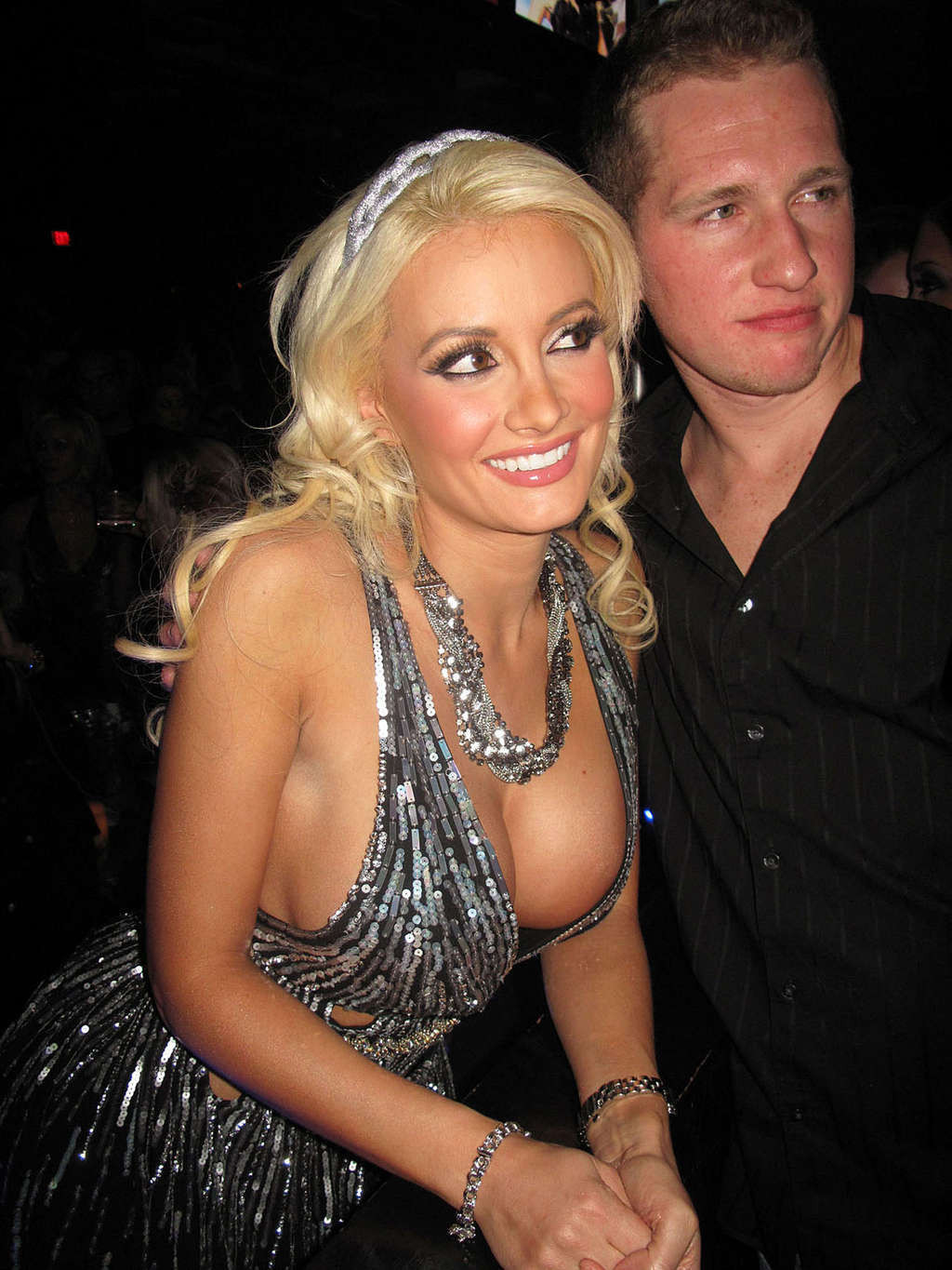 Holly Madison showing her big and great tits for her birthday party #75370158
