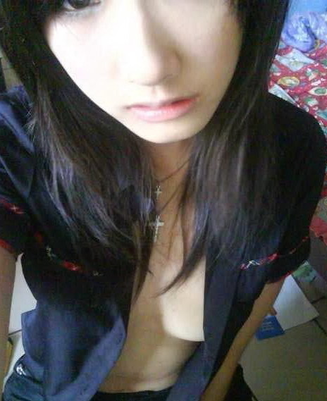 Hot and sexy Asian chicks go topless #68379409