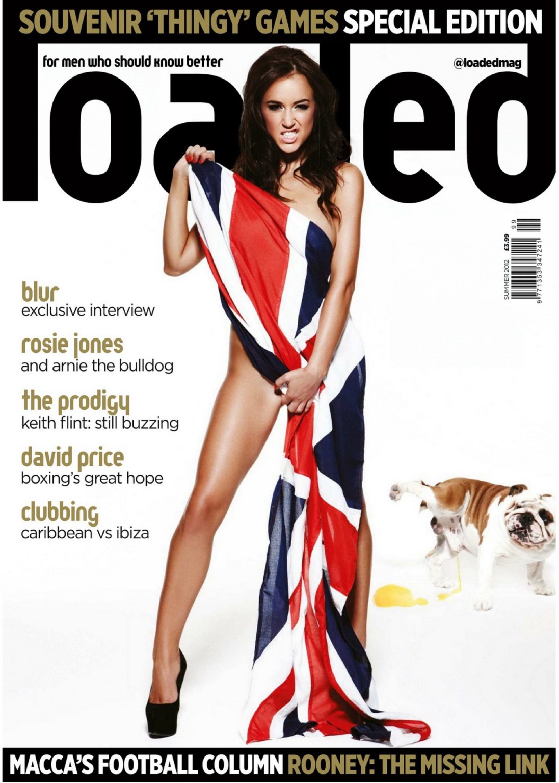 Rosie Jones montrant ses gros seins dans le magazine "loaded" sp olympique été 2012
 #75256305