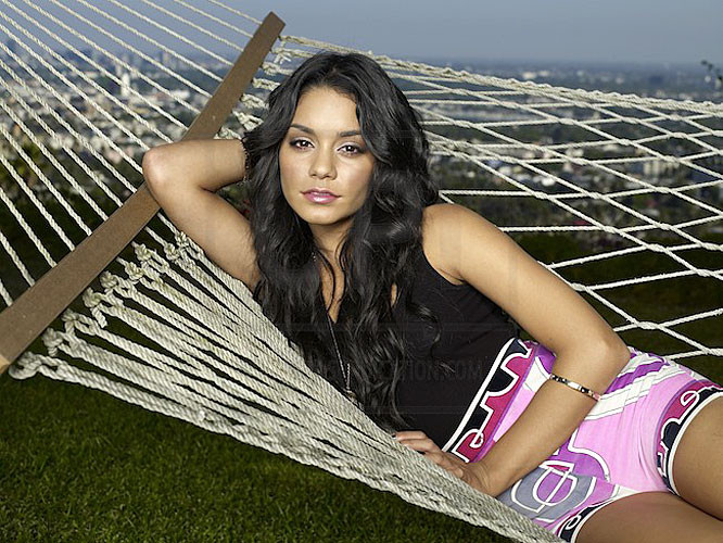Vanessa Hudgens showing her tits and pussy and upskirt paparazzi pictures #75399161