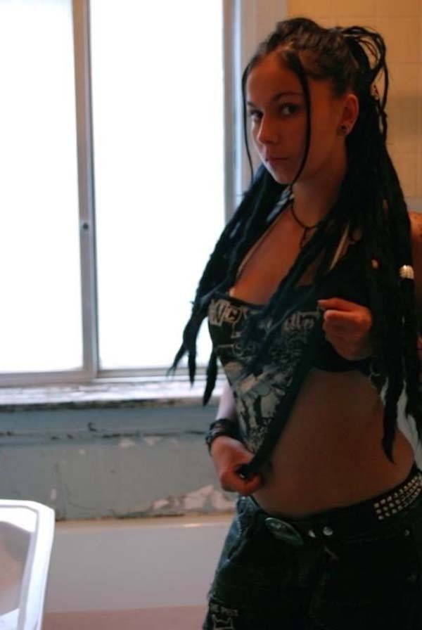 Sexy gorgeous wild punk babe
 #68277199