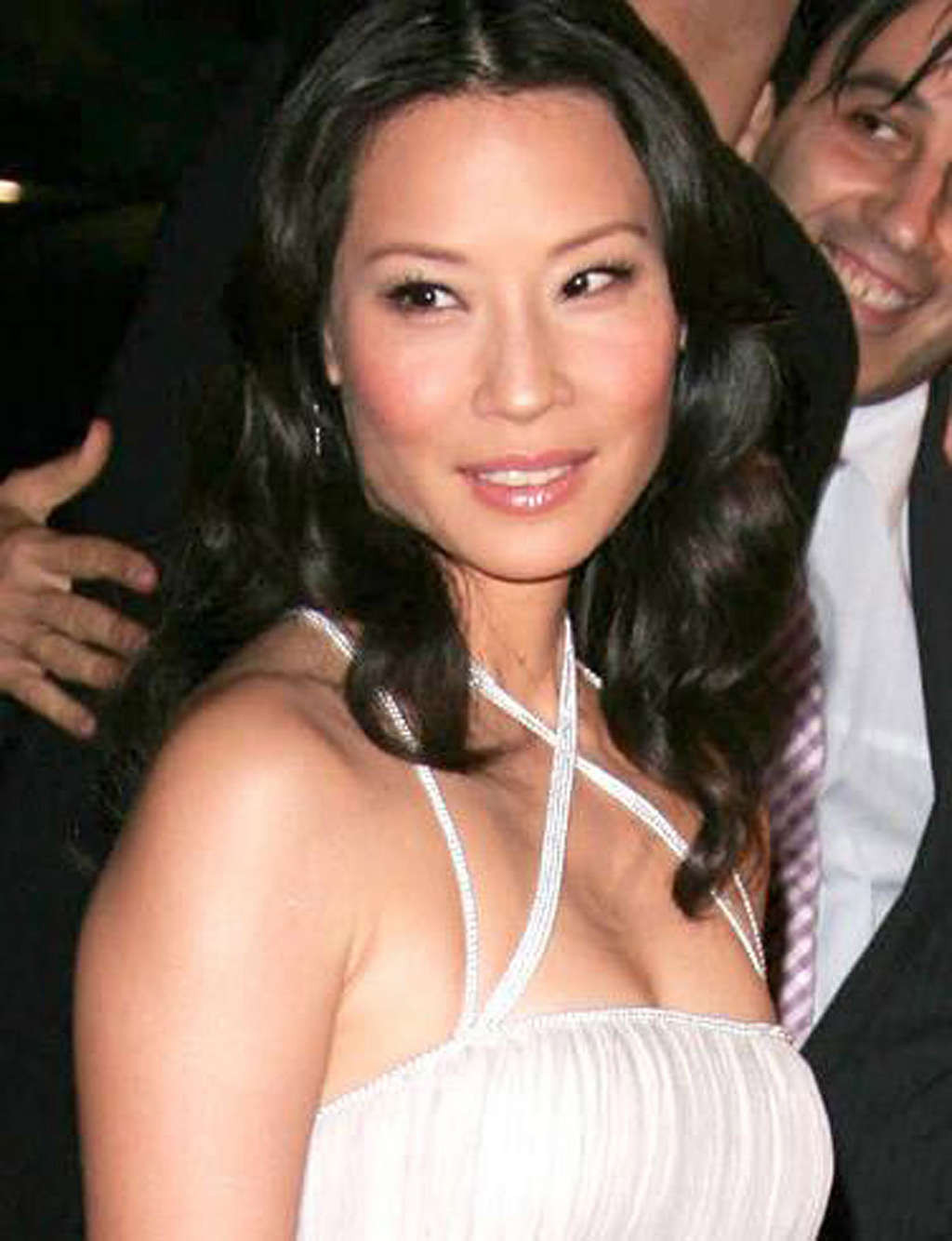 Lucy Liu exposing her nice tits and great legs in some photoshoot #75366991