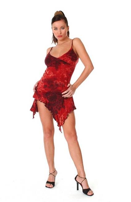 Kyla cole en un sexy vestido de noche rojo
 #74989835