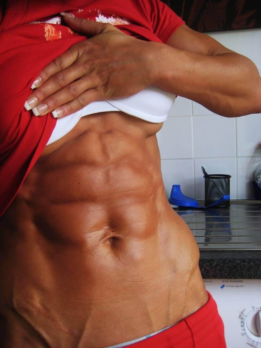 Hardbody chix showing off their gorgeous abs #71019660