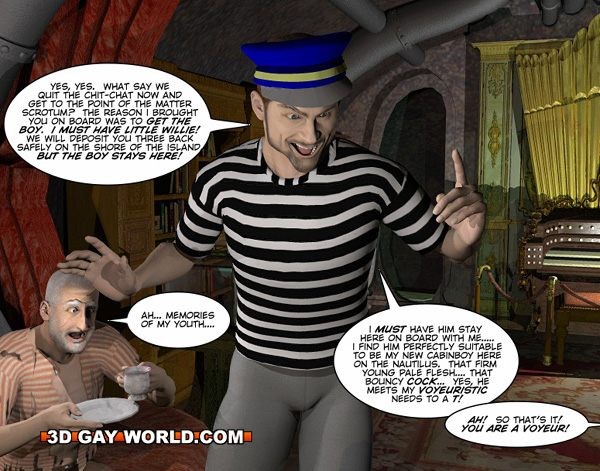 Perverse Captain Nemo 3d Homosexuell Comics männlich Anime Fetisch Uniform
 #69415232