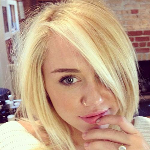 Miley cyrus con nuovo taglio di capelli corto su foto private
 #75254868