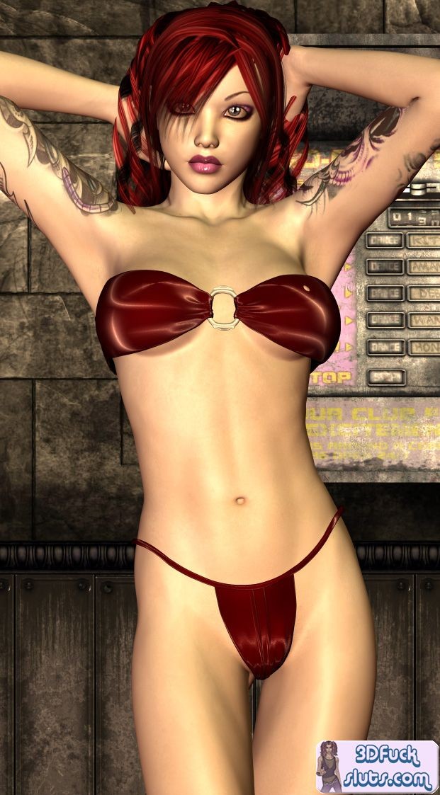 3D toon redhead #69351622