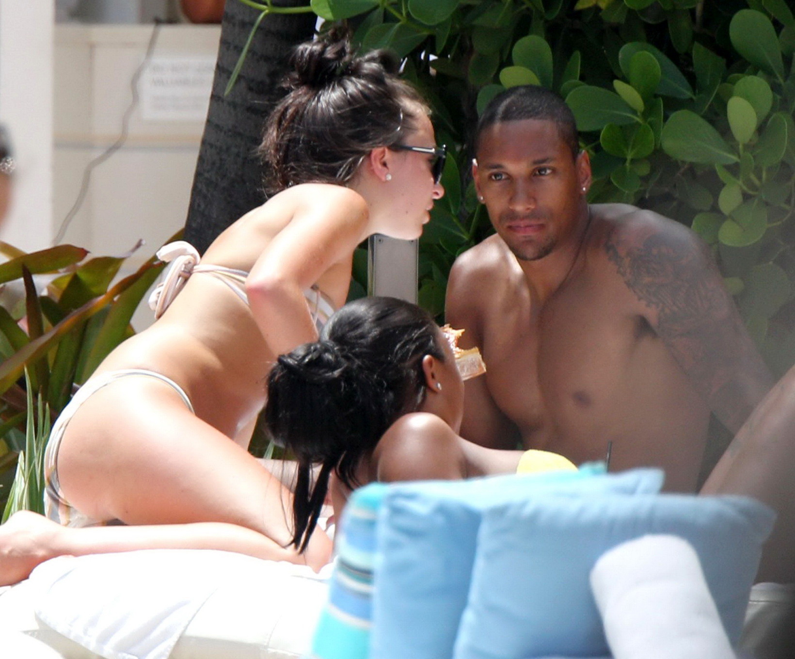 Louisa Lytton showing off her ass in bikini at the hotel pool in Miami #75229635