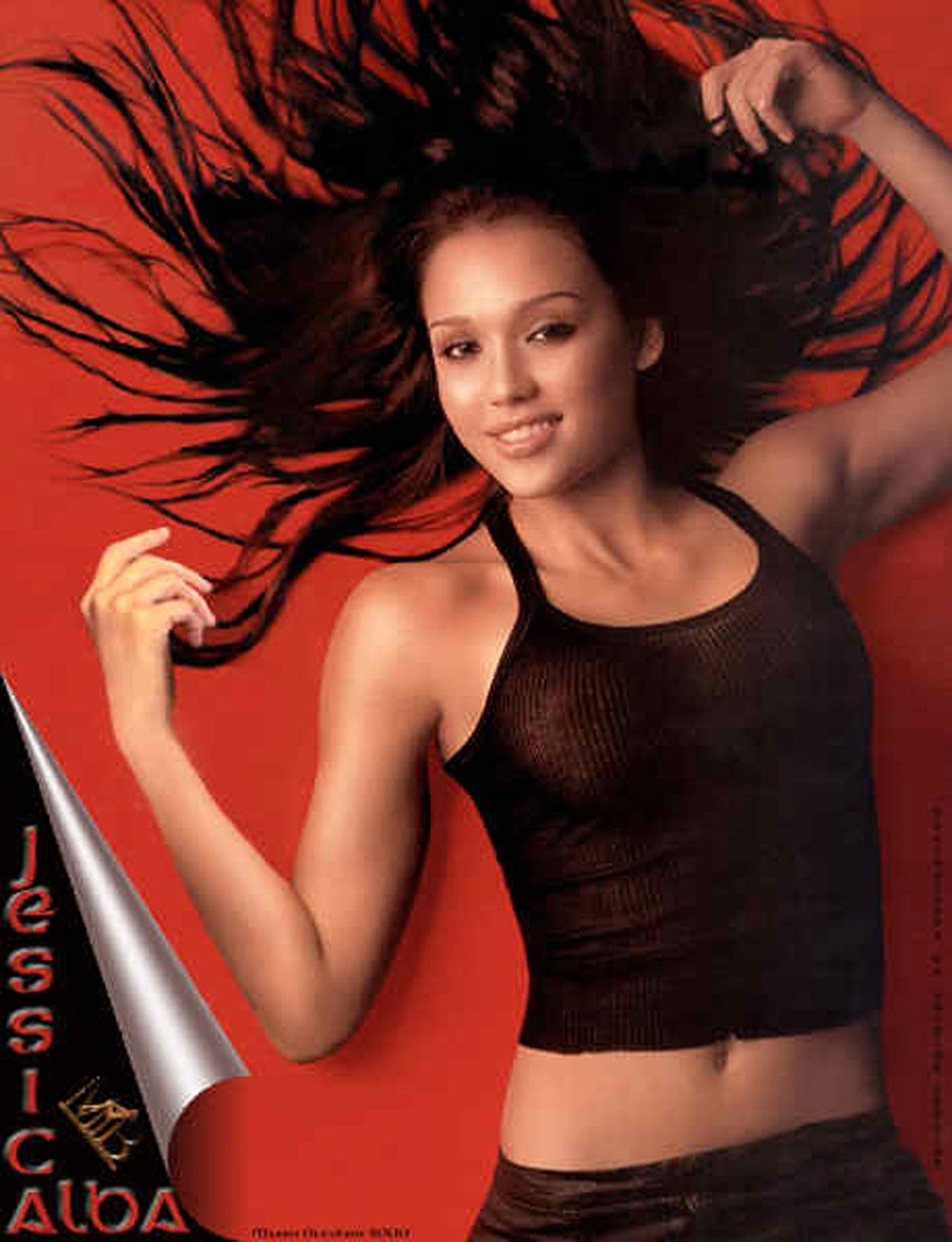 Jessica Alba posing and showing nice and sexy body and has a nipple slip #75368567