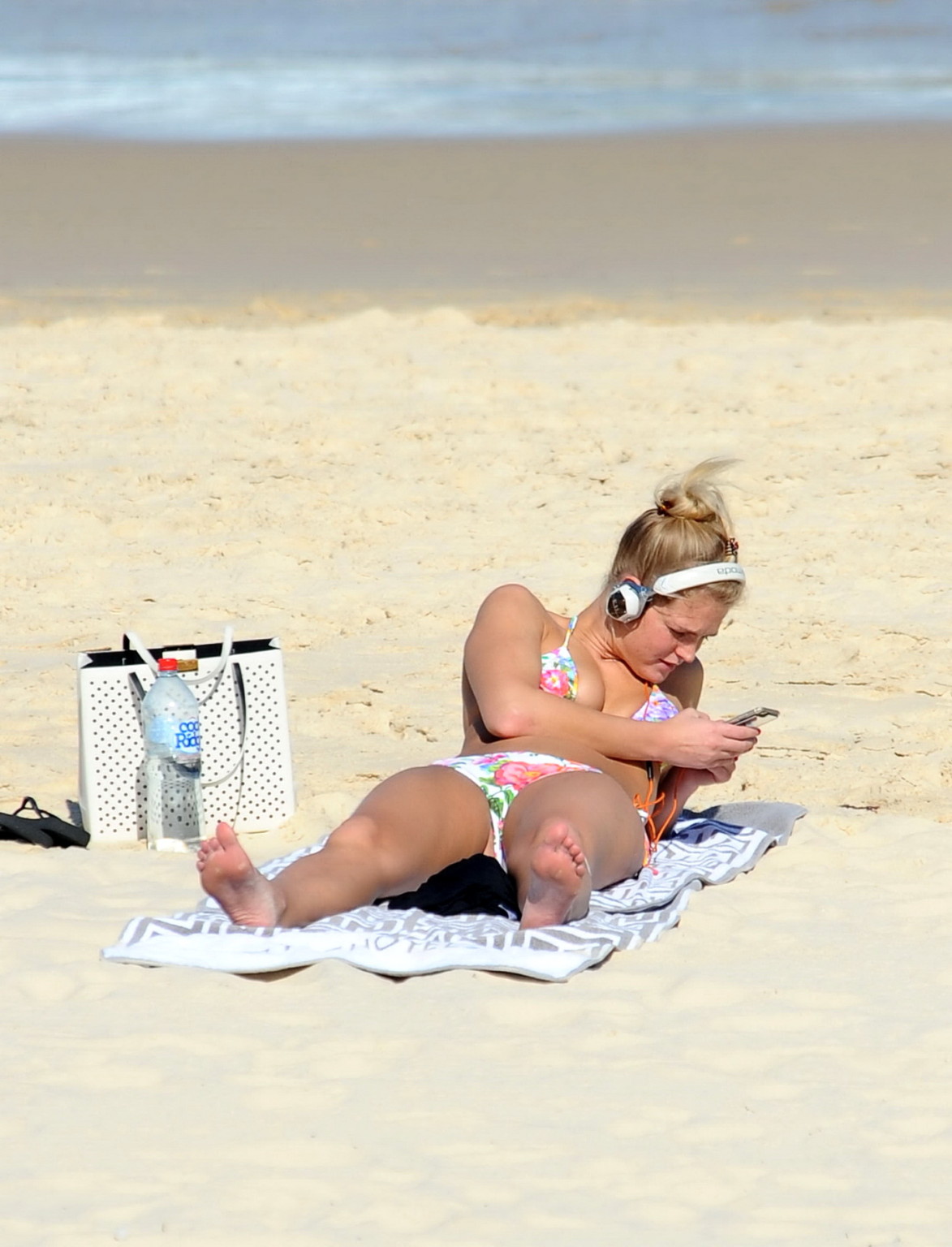 Erin Heatherton showing off her bikini body at Coogee Beach in Sydney #75166829