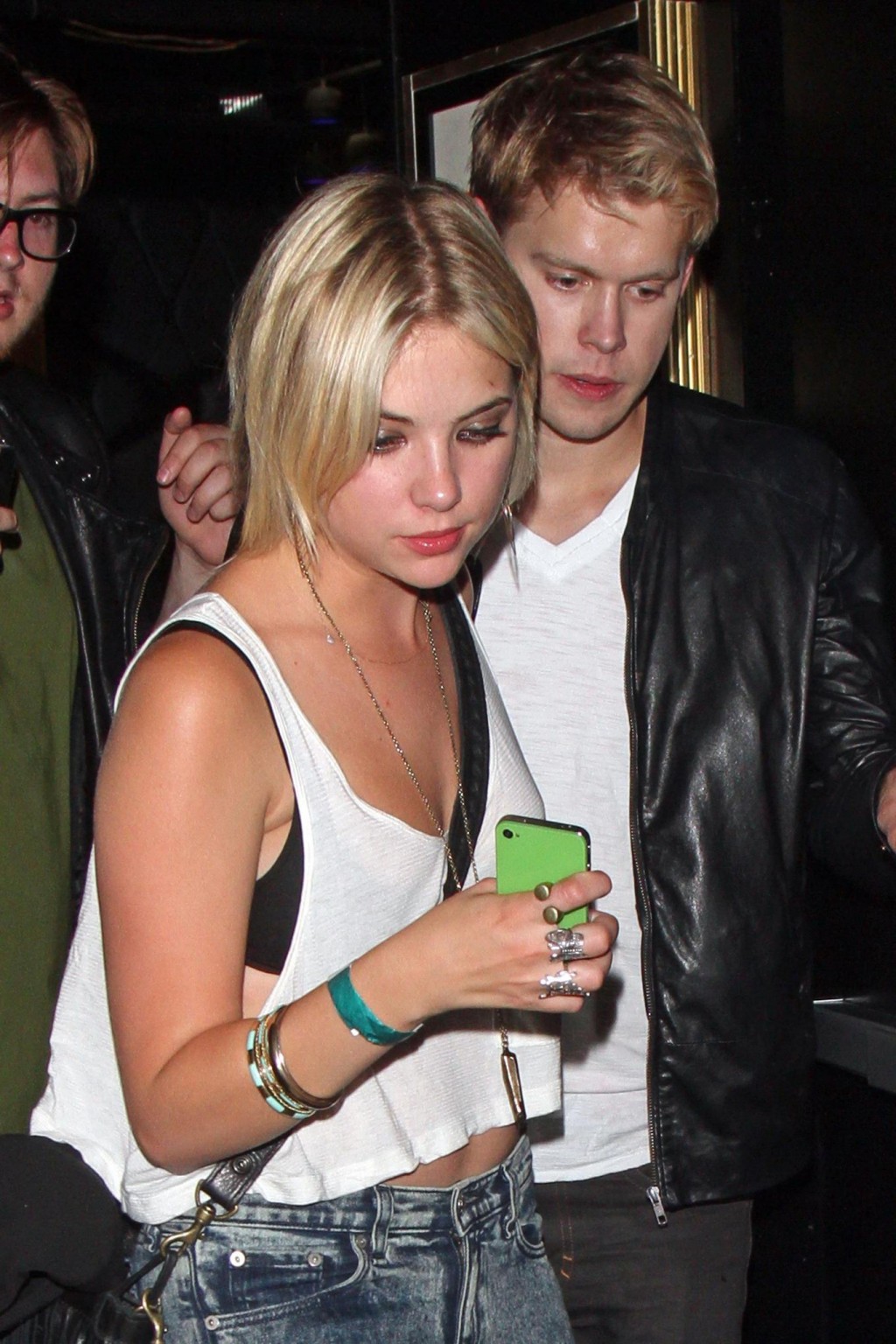 Ashley benson see through to bra leaving bootsy bellows in hollywood
 #75255893