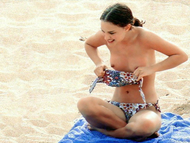 Natalie Portman beim Sonnenbaden und mit schönem Upskirt
 #75381079