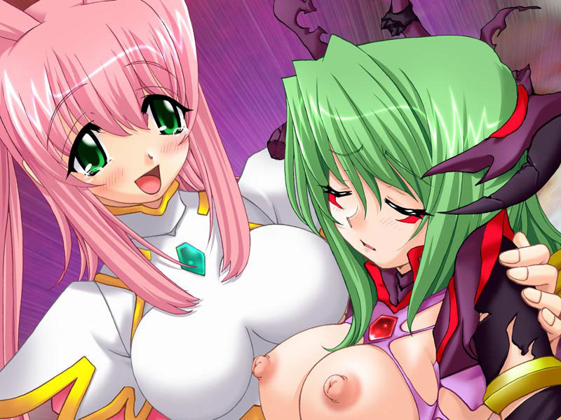 Pink haired hentai schoolgirl battles evil with her big titties #69700708