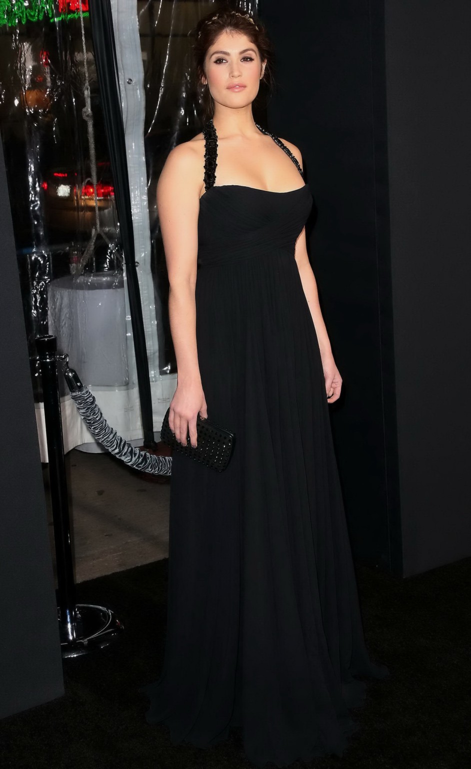 Gemma arterton busting out in a black backless dress at witch hunters premiere i
 #75242789