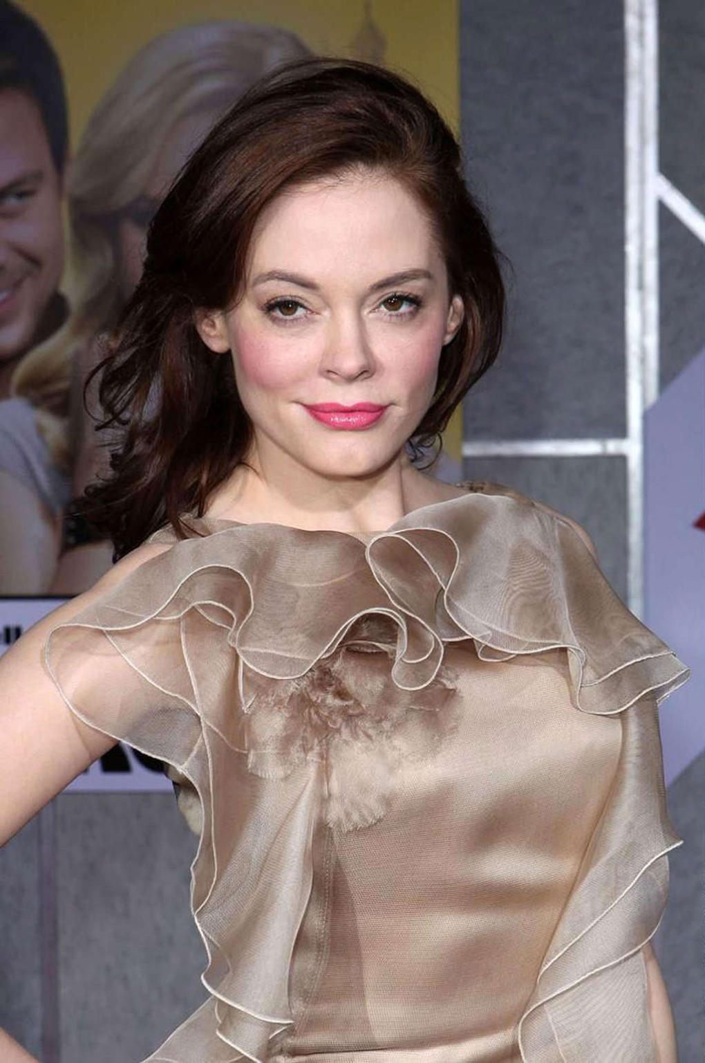 Rose McGowan very leggy in mini skirt and exposing tits and ass #75361650