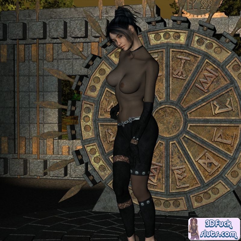 ダーク3Dガール
 #69691444