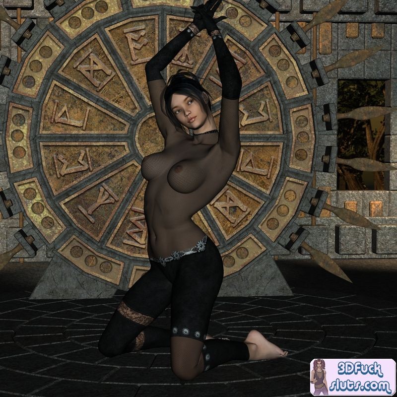 ダーク3Dガール
 #69691616