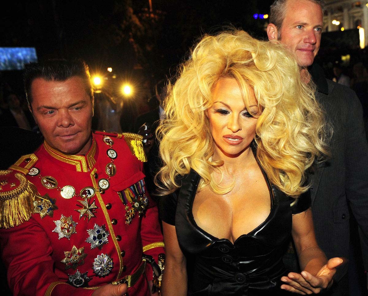 Pamela Anderson amazing nipple slip in public #75395323