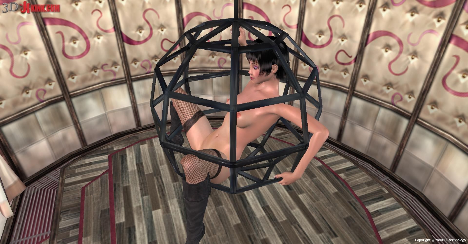 Hot BDSM sex action created in virtual fetish 3d sex game! #69592742