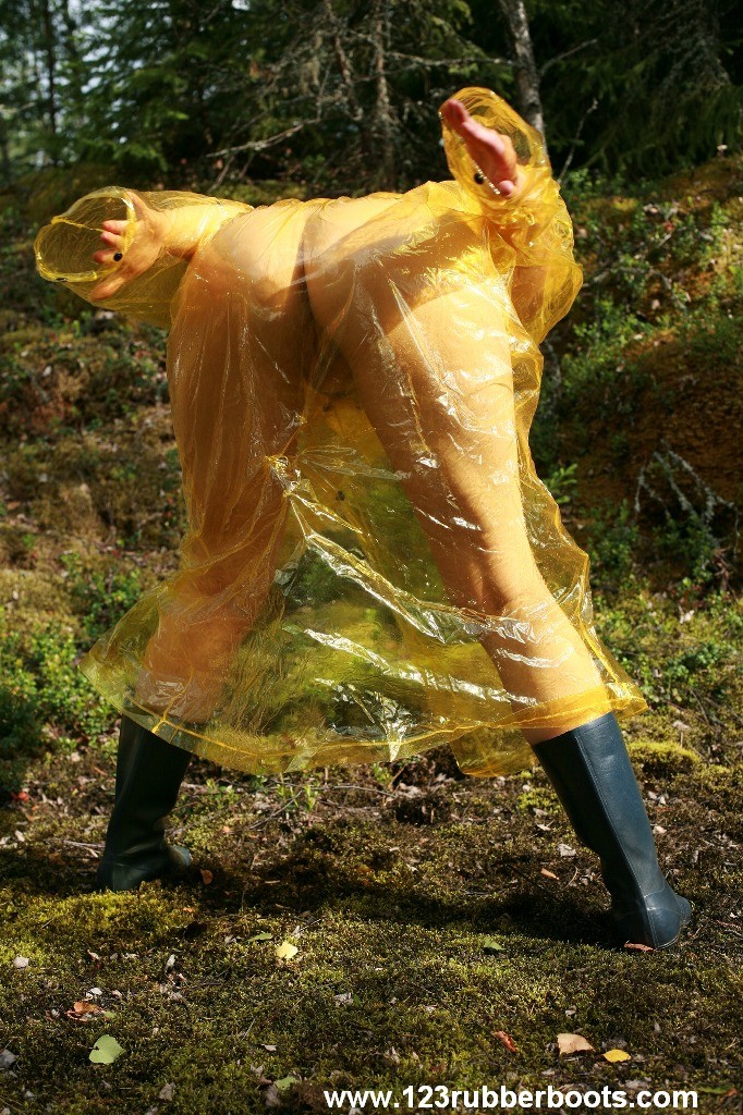 Sexy rubber plastic rain wear #73250165