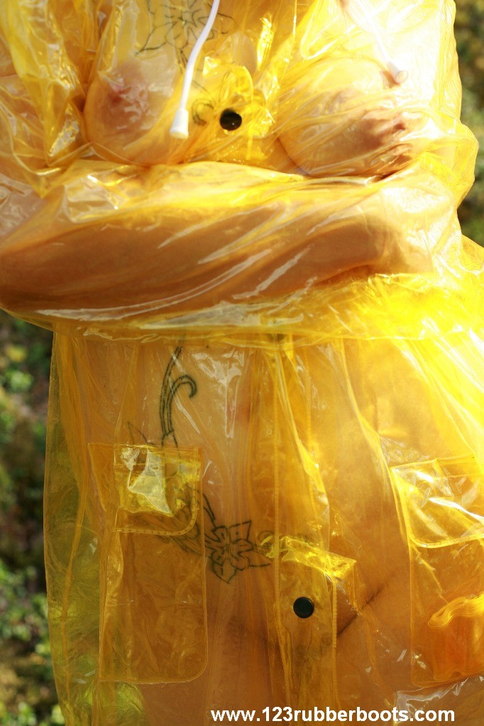Sexy caoutchouc plastique vêtements de pluie
 #73250216