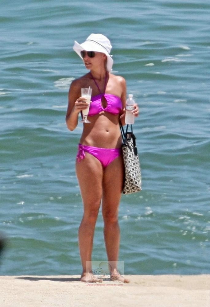 Katherine Heigl wearing bikini and having great time in the beac #75325074