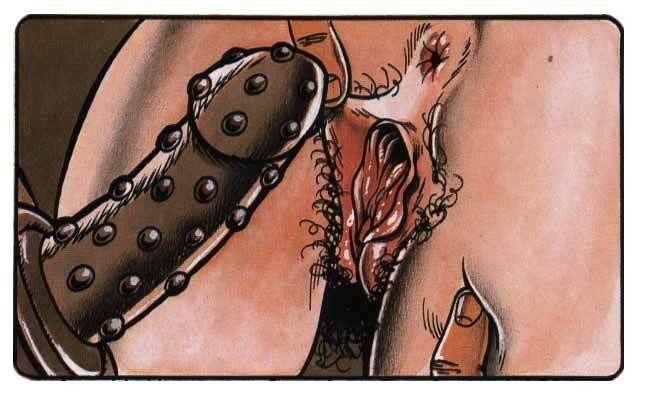 Hardcore sexuelle Fesselung Fetisch Comic
 #69721974