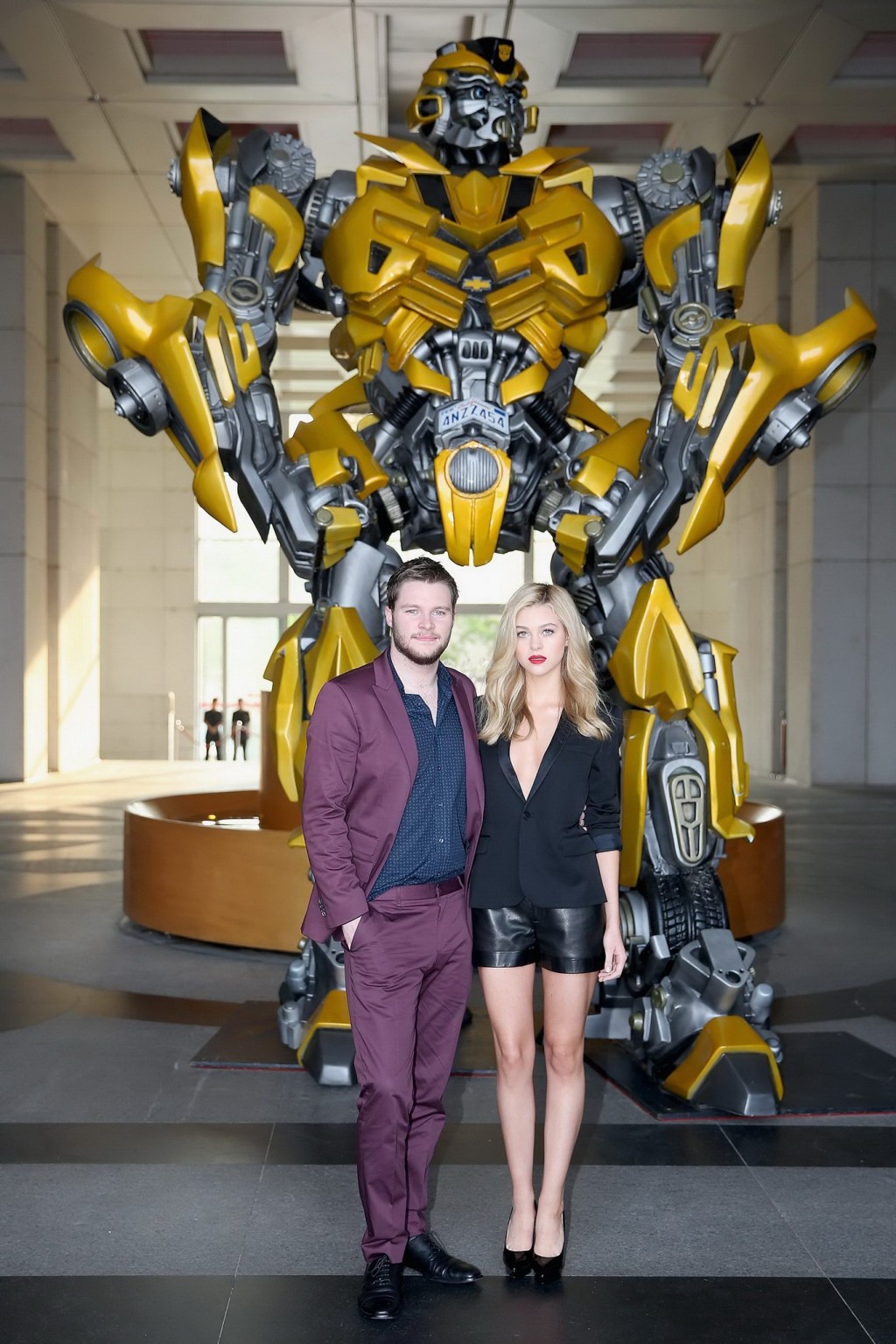 Nicola Peltz leggy  cleavy at Transformers Age of Extinction photocall  premiere #75193063