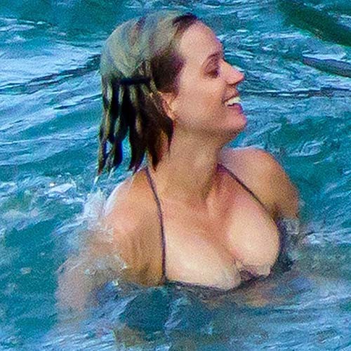 Katy Perry exposing sexy body and massive boobs in bikini on pool #75277740