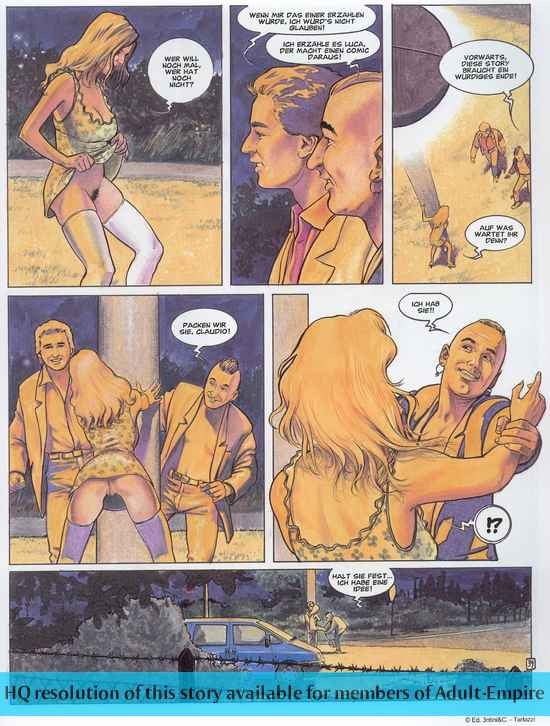 Strong dude fucks two hot ladies in porn comics #69362828