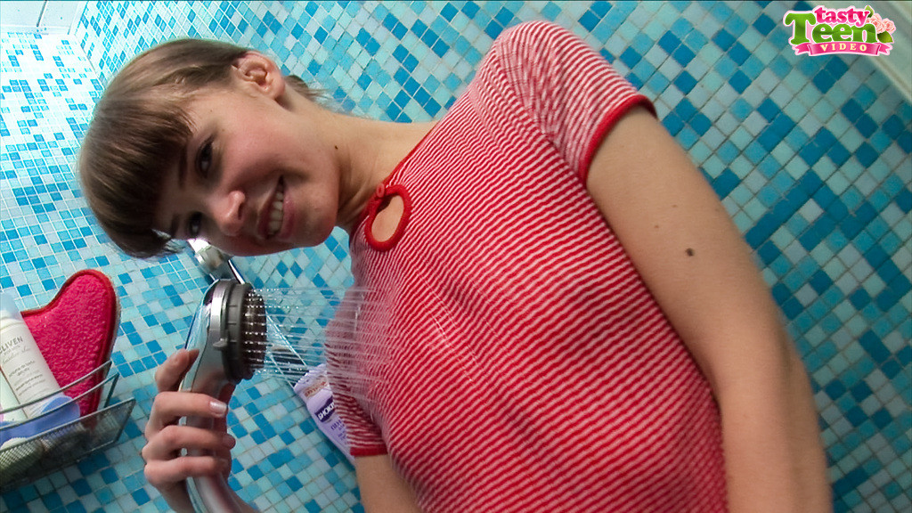 Petite teen in shower. #79080285