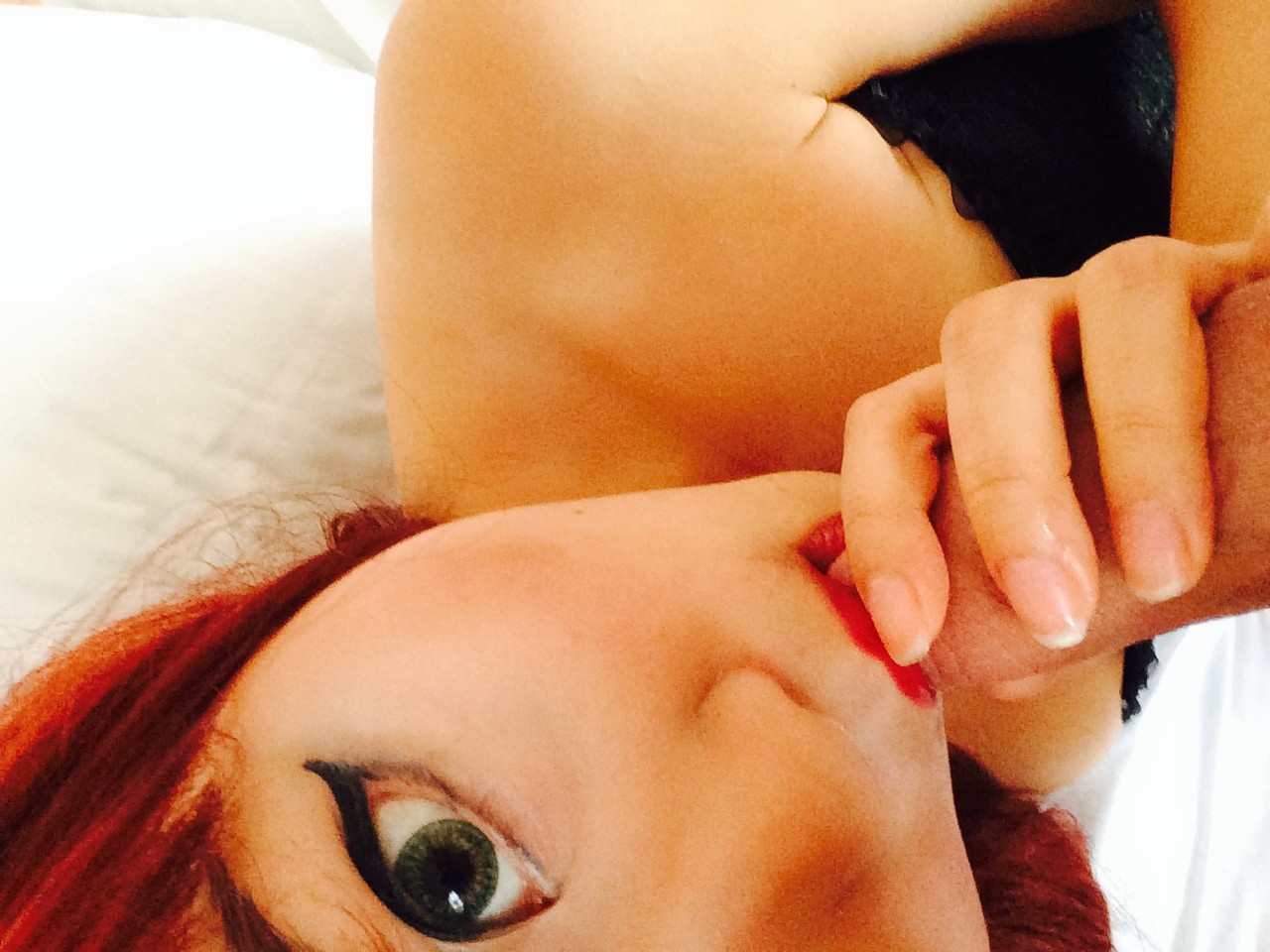 Redhead asian blowjob #67575991