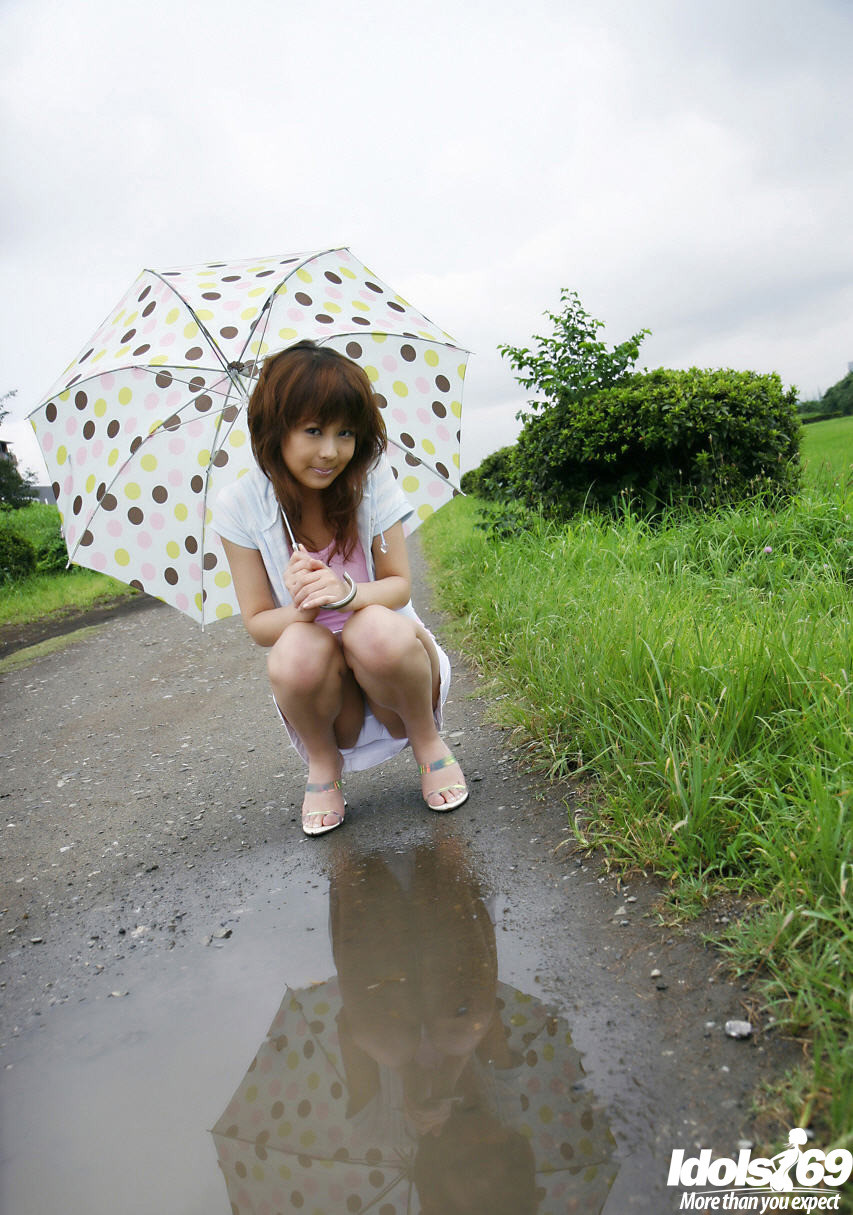 Japanese teen outdoors #69909837