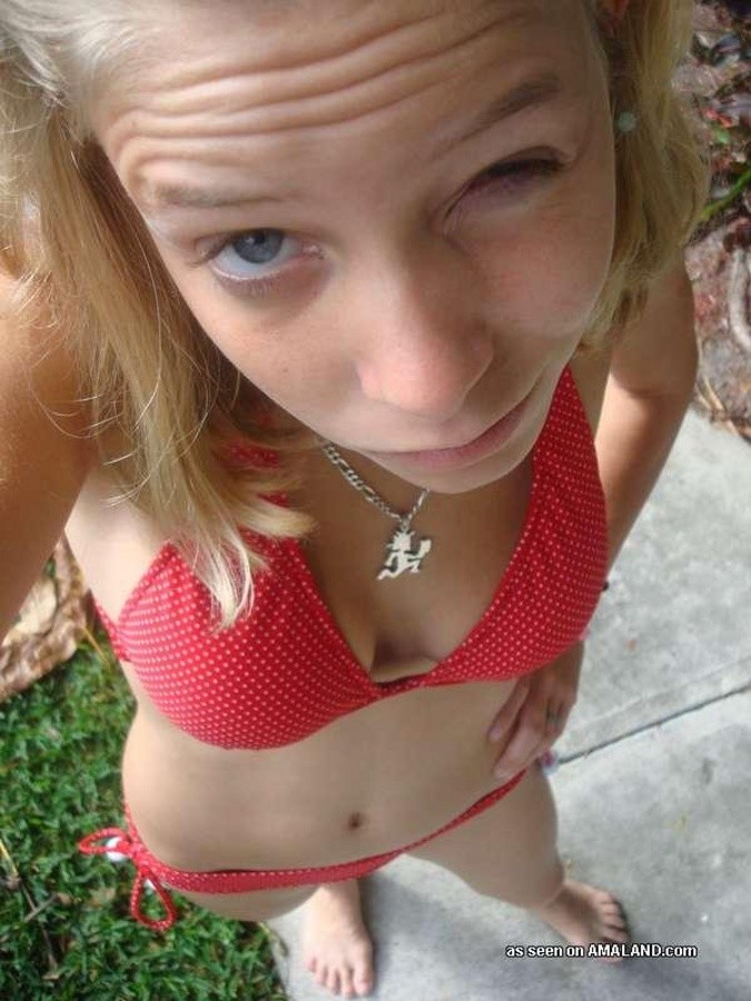 Compilation of an amateur teen posing sexy outdoors #67234860