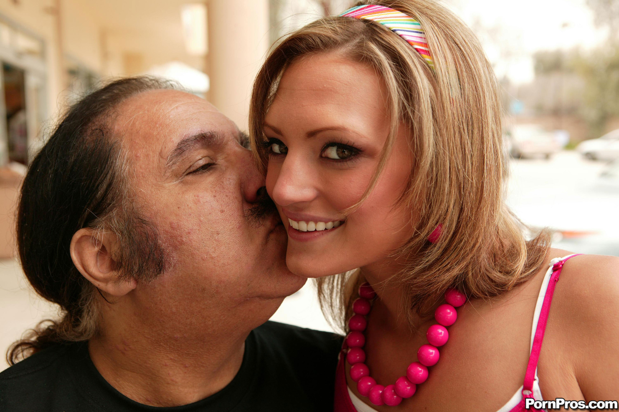 Hot whore opens her young pussy for Ron Jeremy's nasty old cock #74232872
