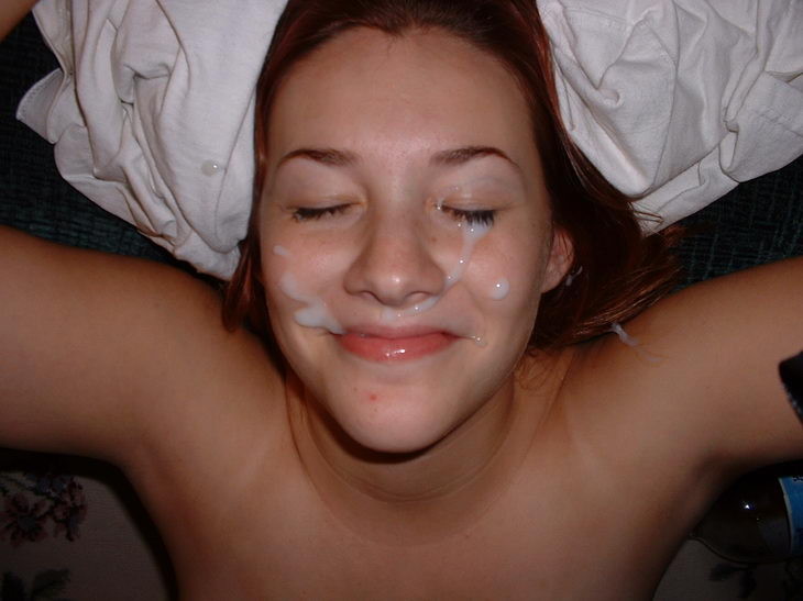 Real amateur girlfriends getting facials #75917670