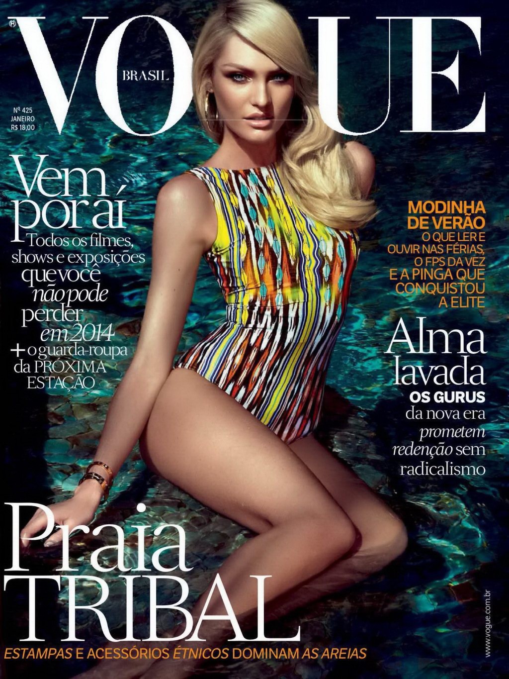 ブラジルの雑誌「VOGUE」で撮影されたキャンディス・スワンポールのセクシーな写真
 #75208195